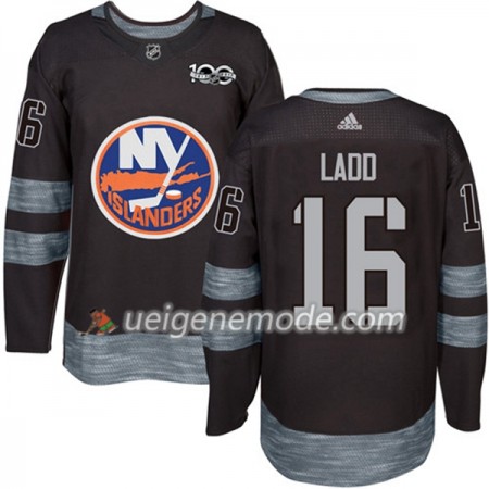 Herren Eishockey New York Islanders Trikot Andrew Ladd 16 1917-2017 100th Anniversary Adidas Schwarz Authentic